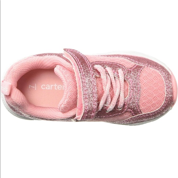 NWT Carter's Unisex-Child Flash Sneaker Color-Rose Gold (Pink)Size 7 - Picture 5 of 11